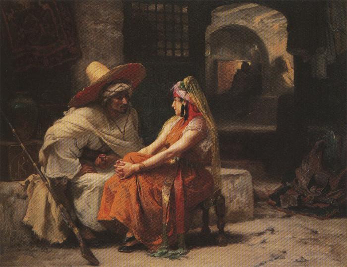 Frederick Arthur Bridgman The Rendez vous.